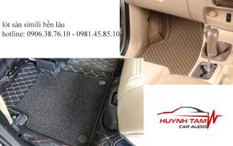 Dịch vụ lót sàn simili trên xe ô tô và một vài thông tin cần nắm
