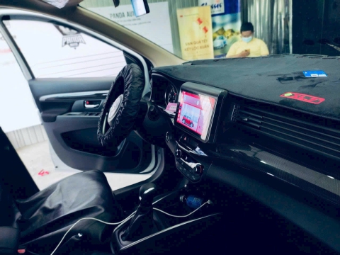 Lắp đặt màn hình androi & camera