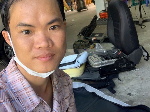 Bọc da ghế và nội thất